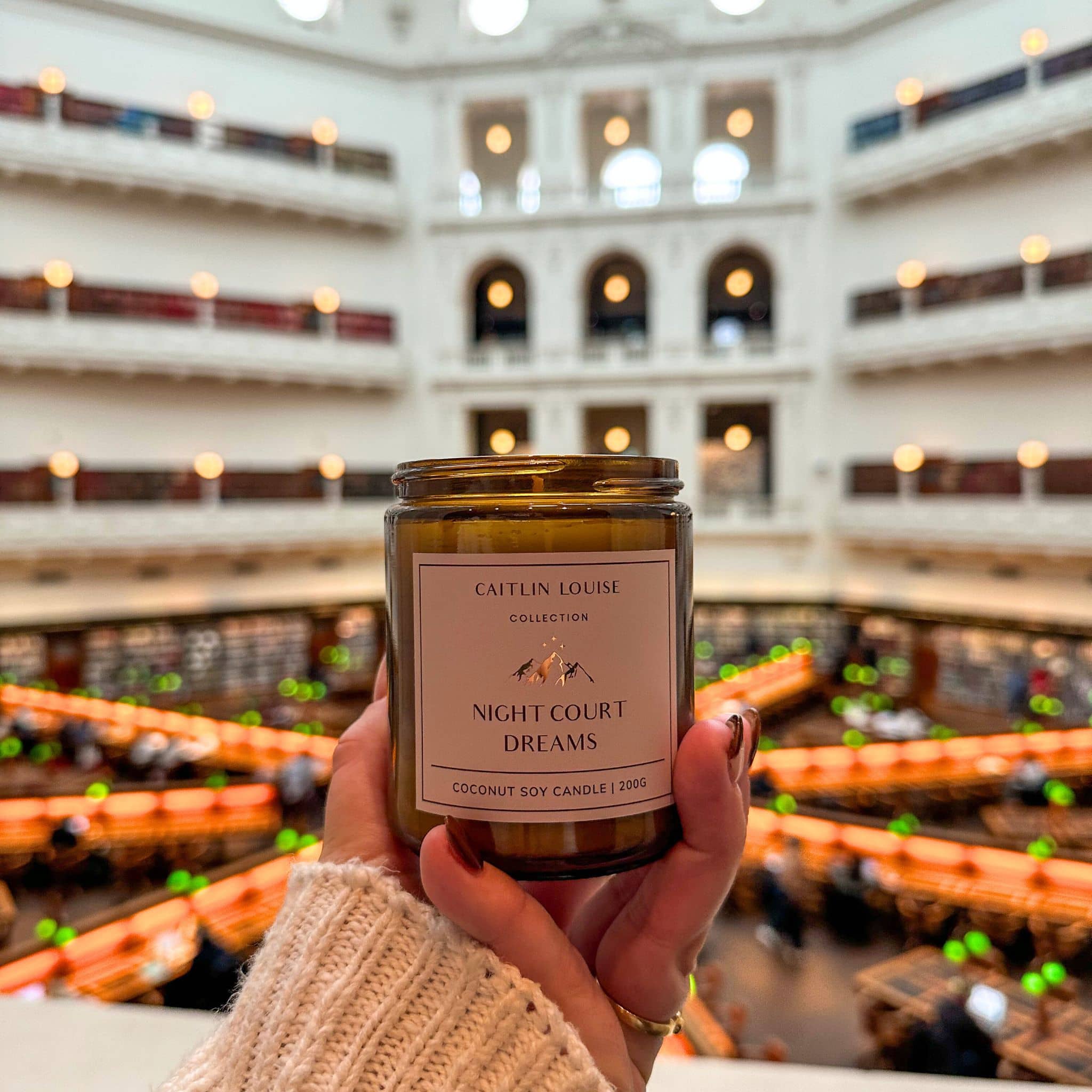 Caitlin Louise Collection Night Court Dreams Bookish Candle - UGC photo in Melbourne State Library