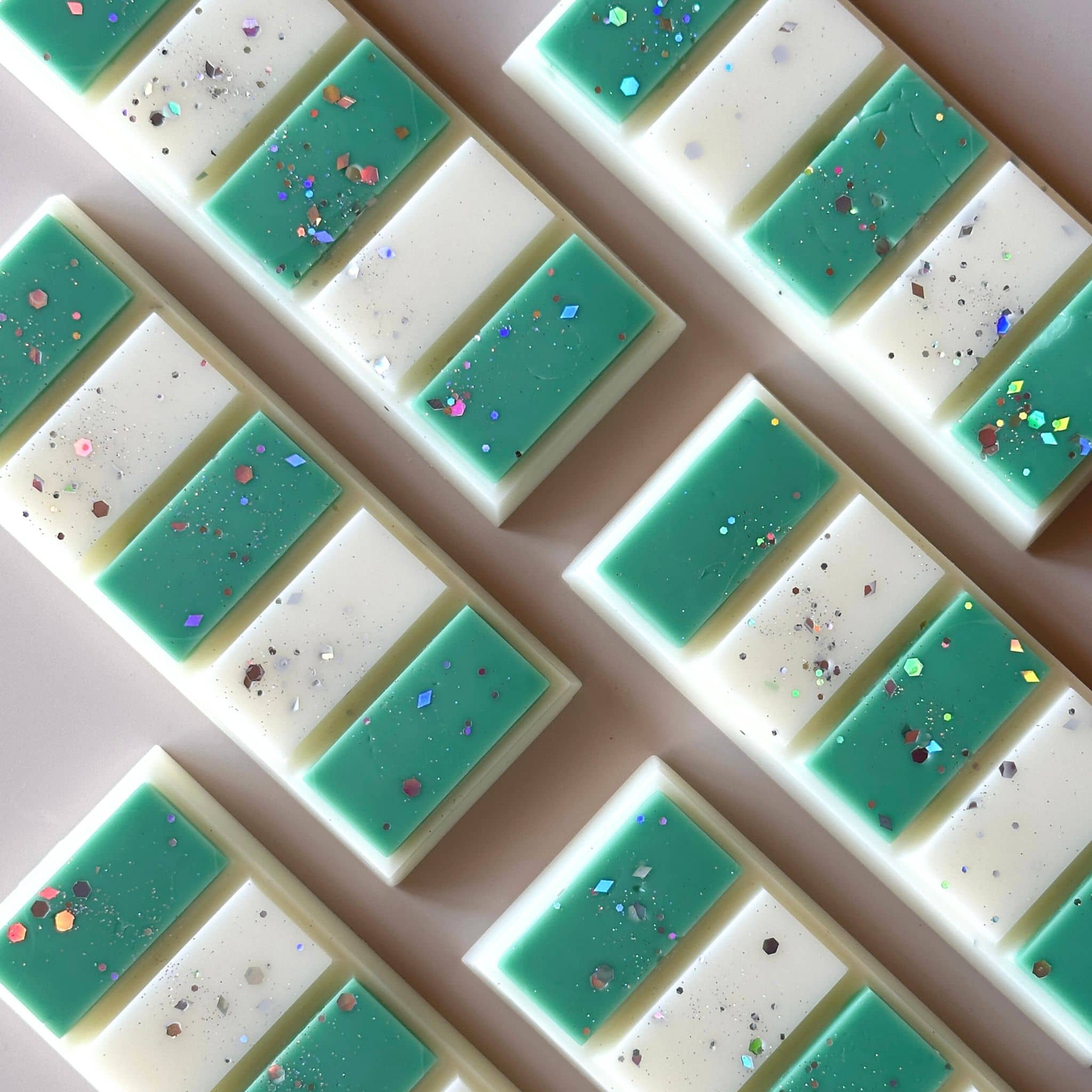 Caitlin Louise Collection Christmas Pine Soy Wax Melt Snap Bar - flat lay
