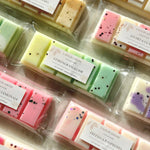 Close up of Caitlin Louise Collection's Lemongrass and Lime Soy Wax Melt Snap Bar