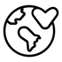 icon of world and heart