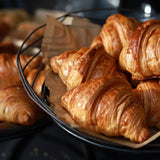 Croissants in a basket