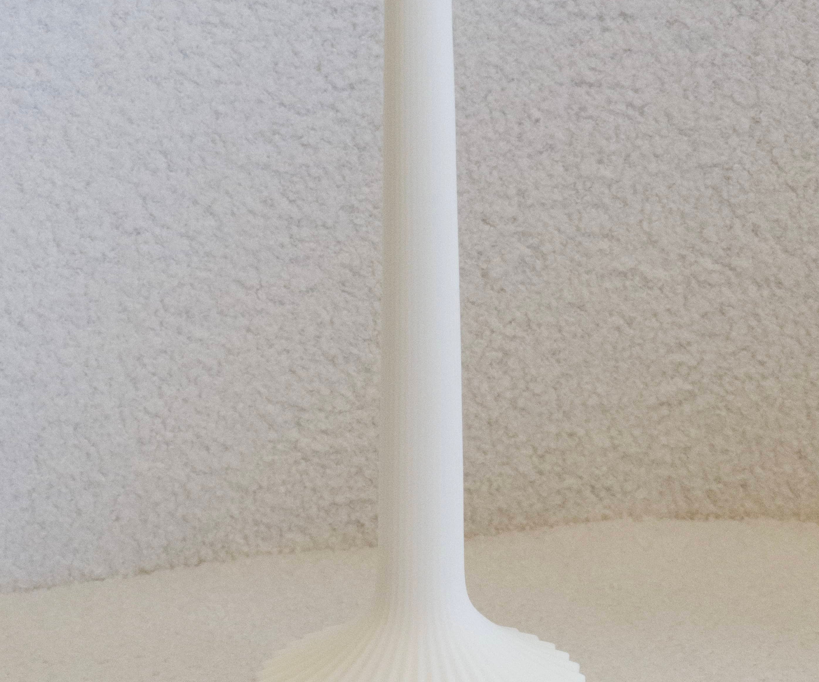 Caitlin Louise Collection Eclat Pillar Candle - textured white background