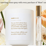 Caitlin Louise fragrance product with flowers in the background
