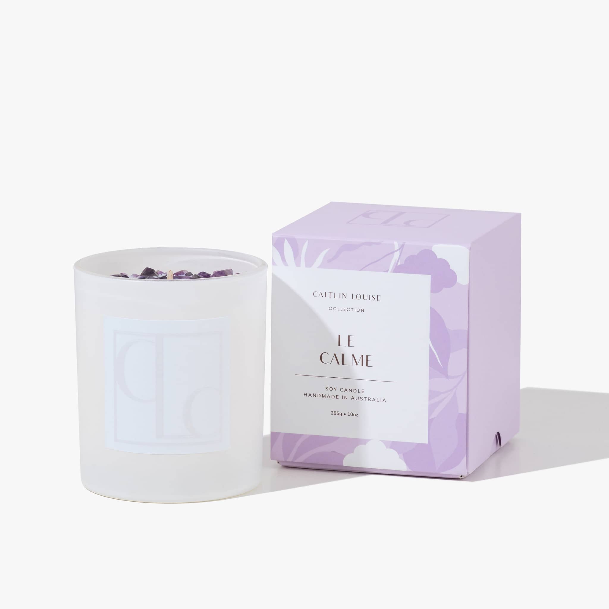 Luxury candle - Le Calme - White background - Front View