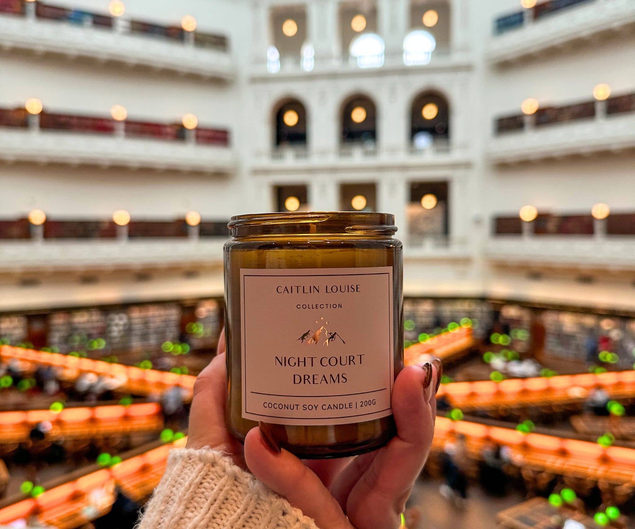 Caitlin Louise Collection Night Court Dreams Bookish Candle - UGC photo in Melbourne State Library