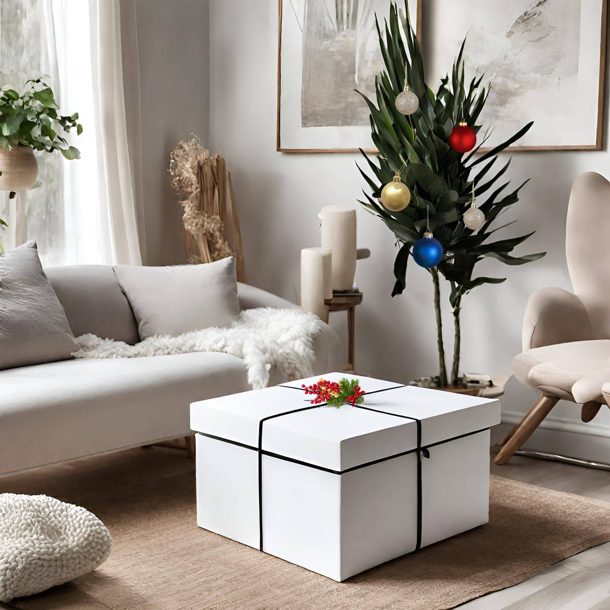 Big box in centre of loungeroom