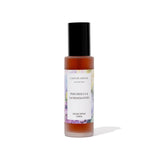 Room spray bottle with a label on a white background