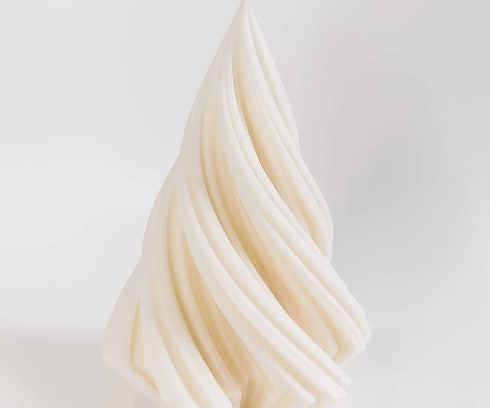 Caitlin Louise Collection's Spiral Pine Sculptural Candle - white background